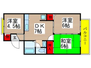 セジュ－ル大柏の物件間取画像